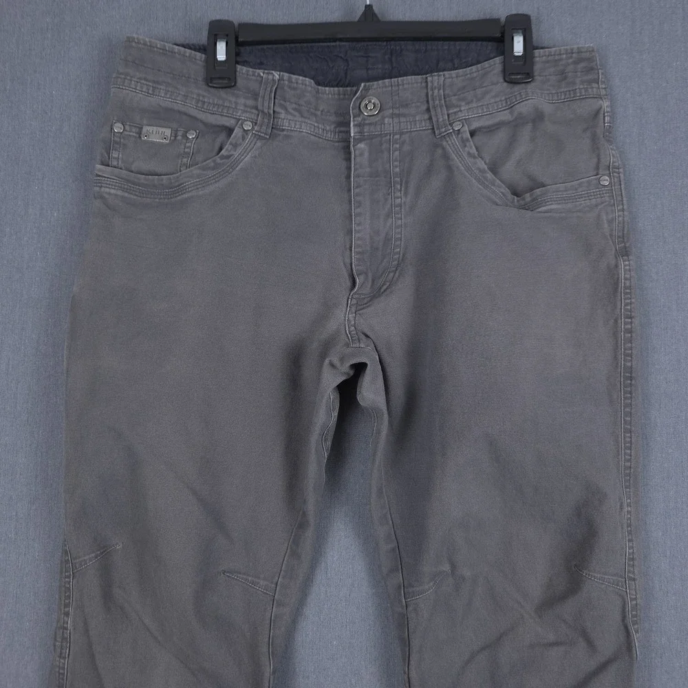Kuhl Kanvus Jeans Mens 36x30‎ (Fits 34x28.5) Gravel Gray Outdoor Pants 5114
